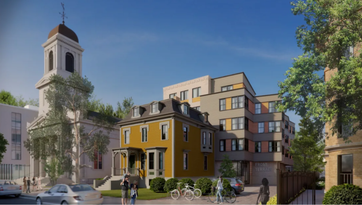 Frost Terrace, a new 40-unit, affordable apartment building in Porter Square
