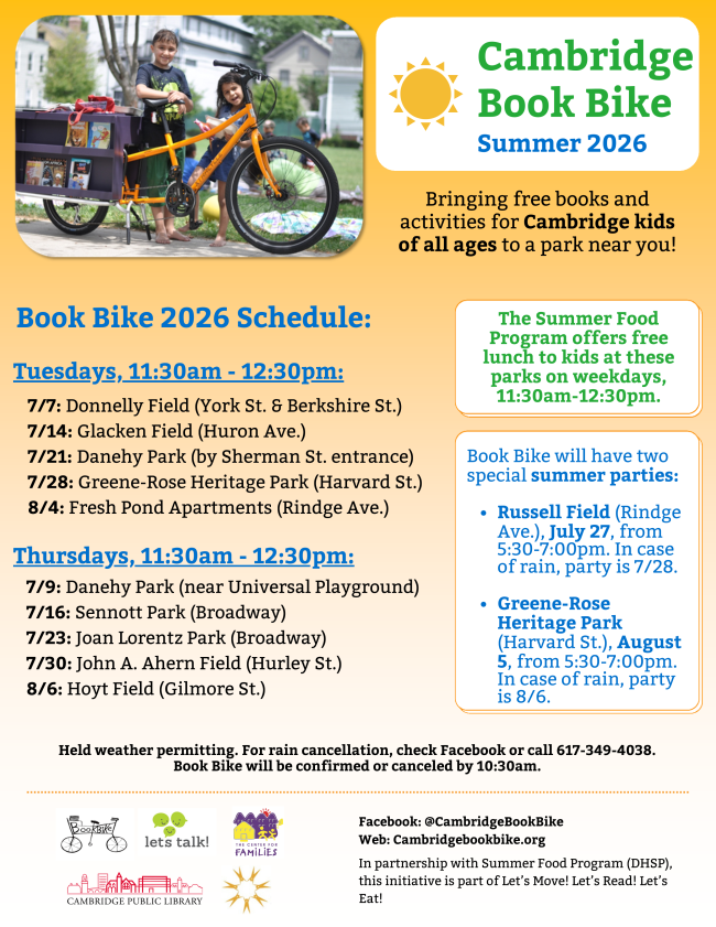 Cambridge Book Bike Flyer