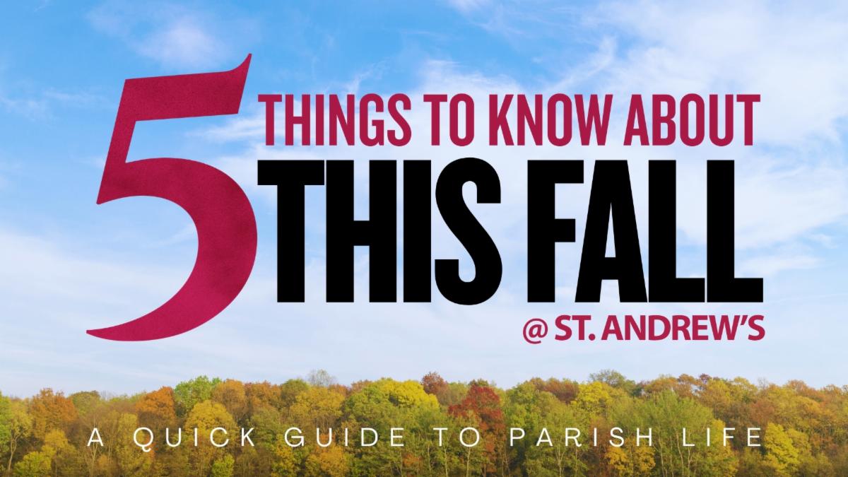 5 Things to Know About This Fall at St Andrews