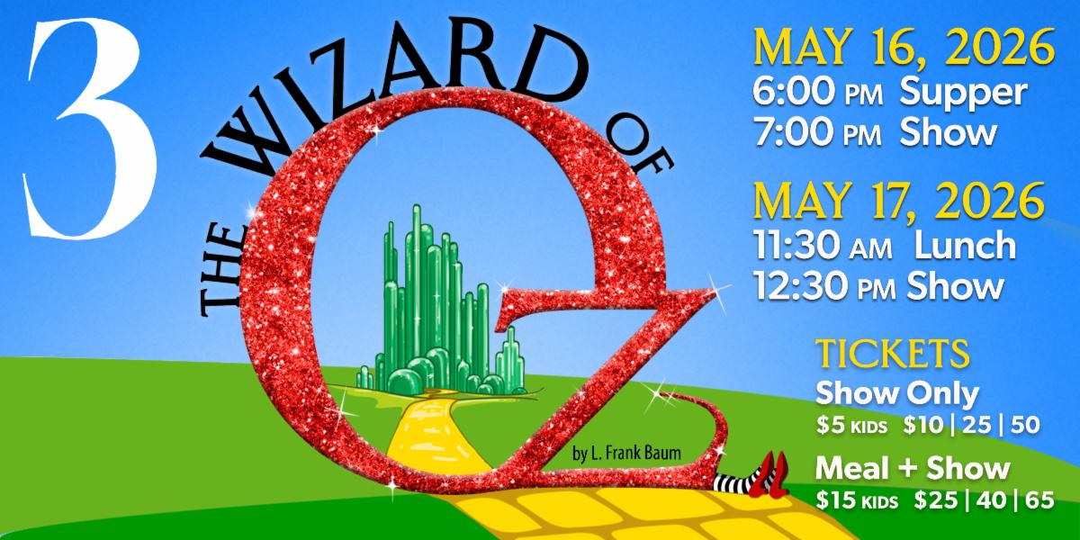 The Wizard of Oz May 16 and 17 at St Andrew's