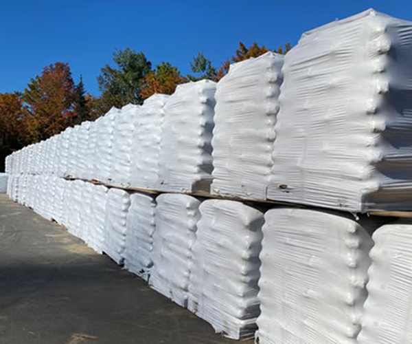 Maine Woods Pellet Co prepared pallets