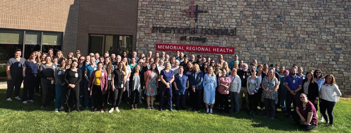 MRH Team Photo outside of the Hospital