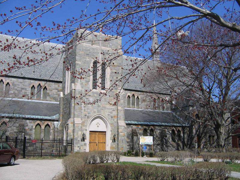 exterior in spring