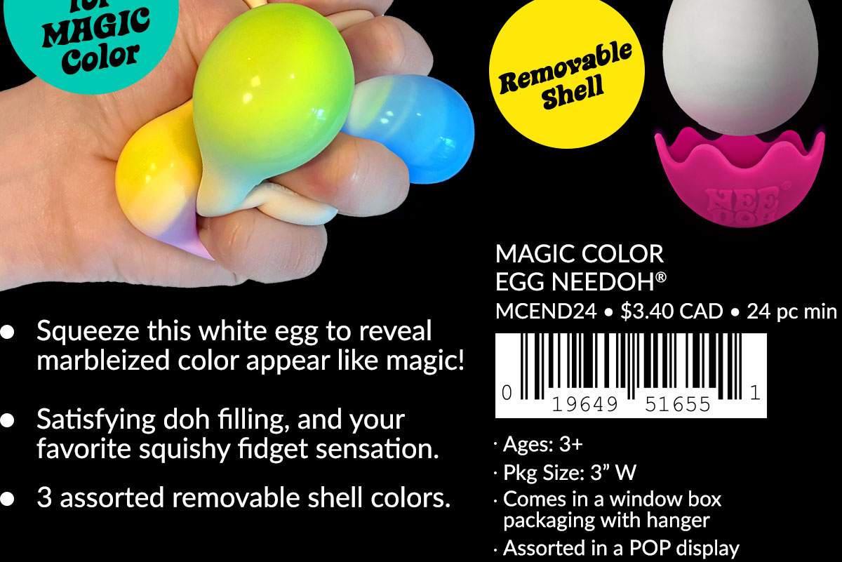 Magic Color Egg NeeDoh Information