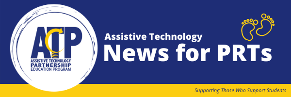 Banner - ATP Education Program: AT News for PRTs