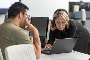 Student Success Coach helping a student