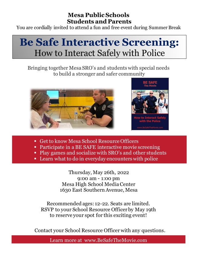 Be Safe Flyer May 2022  _1_.png