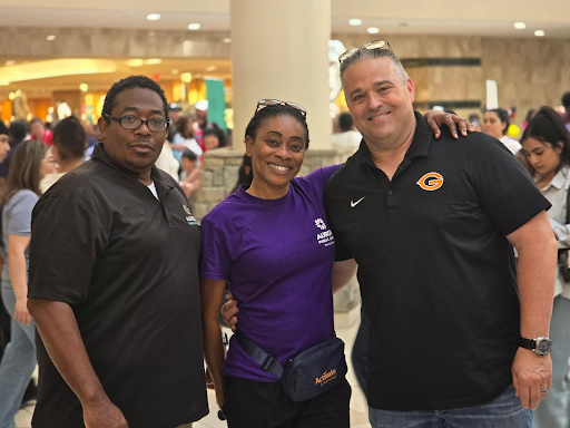 BOE members Carter and Keke and Gateway Principal Fiske