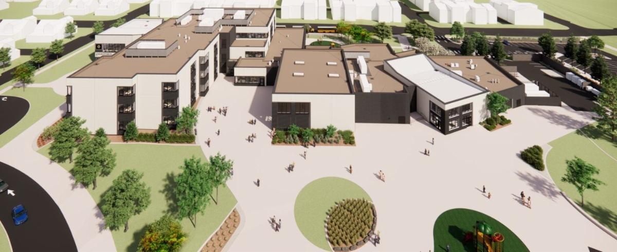 coal creek 3d overview rendering