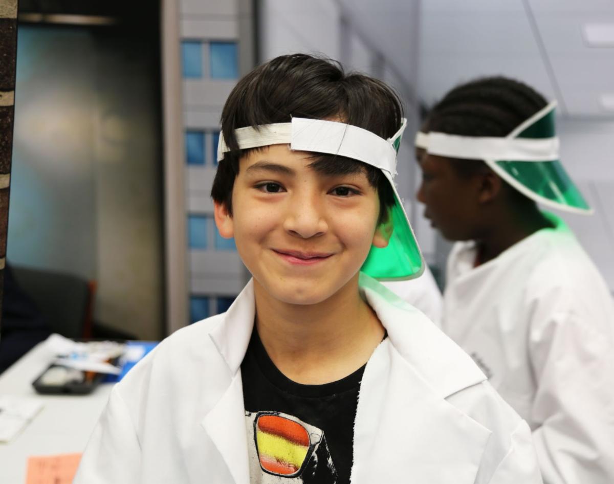 smiling health sciences student