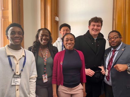 Vanguard students with APS Directors Charrier and Keke