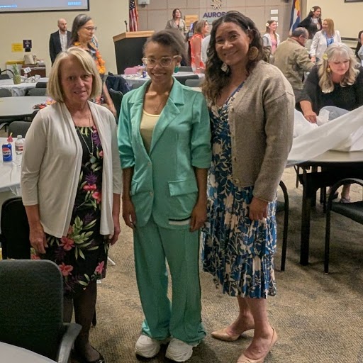 Board Director Vicki Reinhard, Board Treasurer Tiffany Tasker and Board Vice President Danielle Tomwing attending the Pickens Tech Executive Internship Program Sponsor Dinner