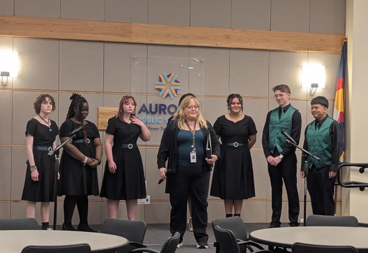 Aurora Central H.S. choir