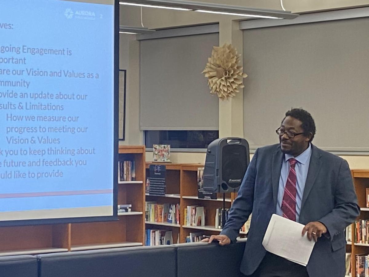 Board Vice President Michael Carter at the Board Community Engagement event