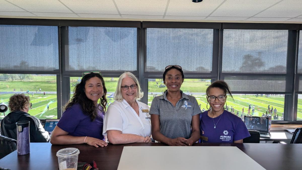 From left: Board Secretary Danielle Tomwing, Board Director Debbie Gerkin, Board President Dr. Anne Keke and Board Treasurer Tiffany Tasker