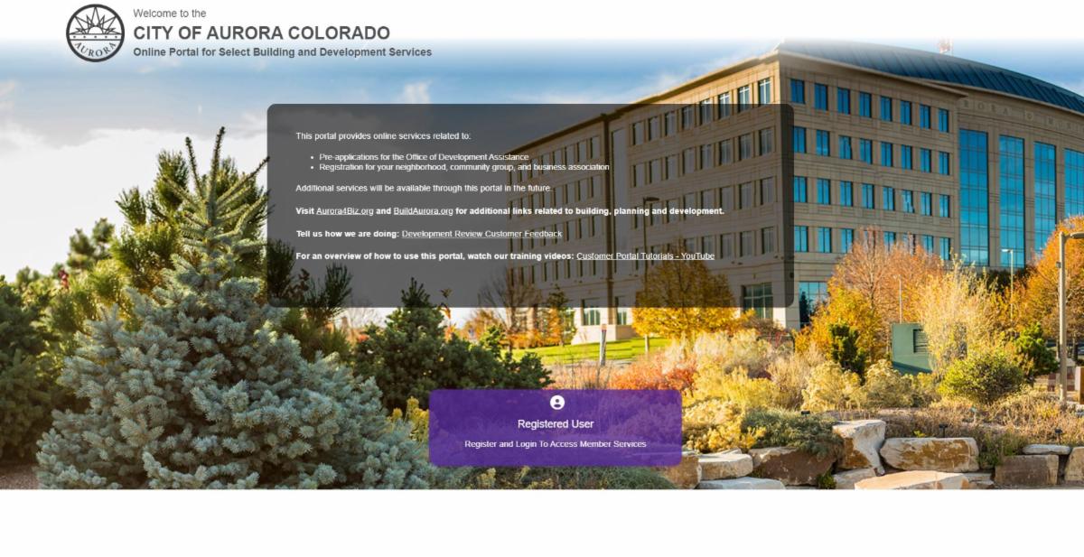 Amanda Portal Homepage 