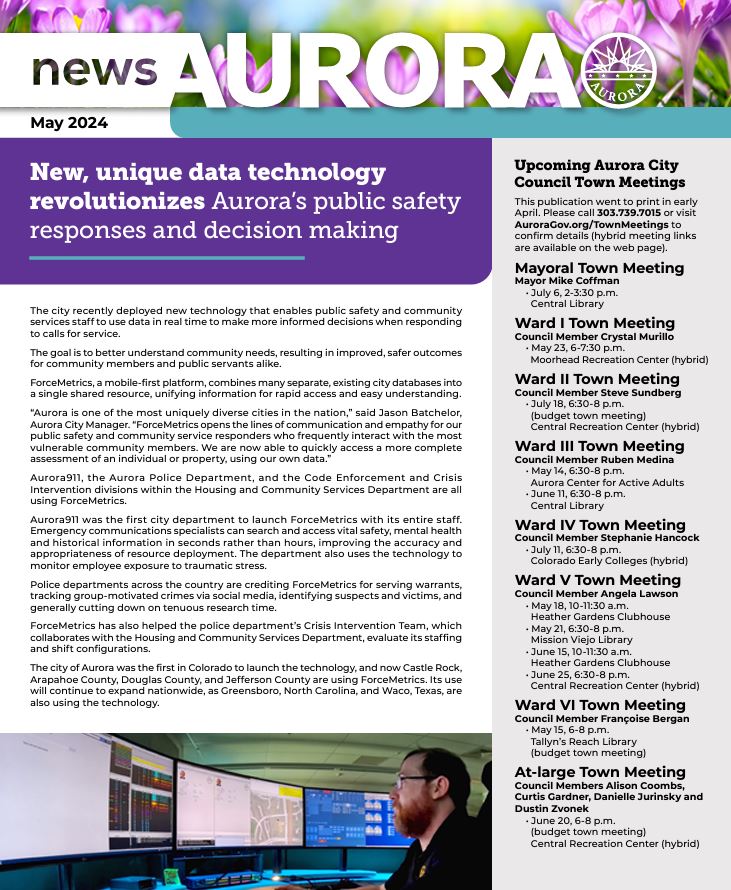 May News Aurora front cover