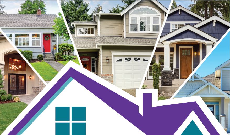 HOA Series Graphic with a variety of houses