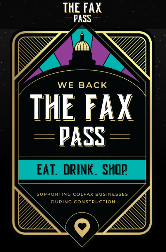 This graphic with words supporting the copy links to The Fax Pass website