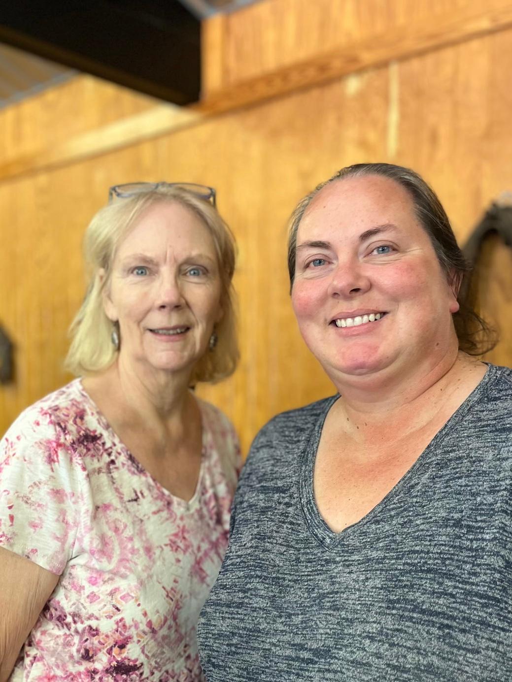 Jan Grams and Stephanie Crouse