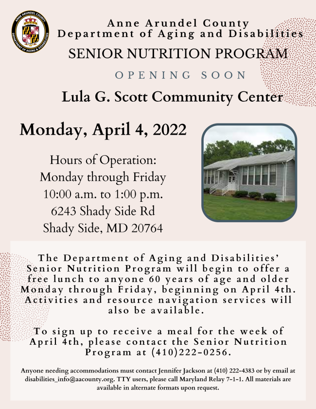 South County Senior Center Virtual Newsletter