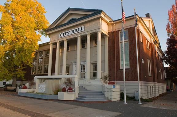Corvallis City Hall Autumn