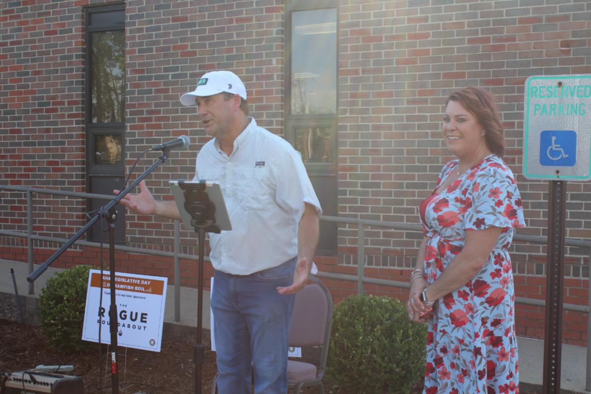 Remarks during the AHA Crawfish Boil reception