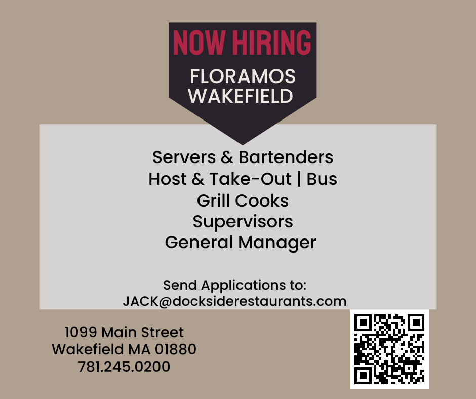 Floramo's Wakefield Lunch Menu Available 1130am330pm 👏