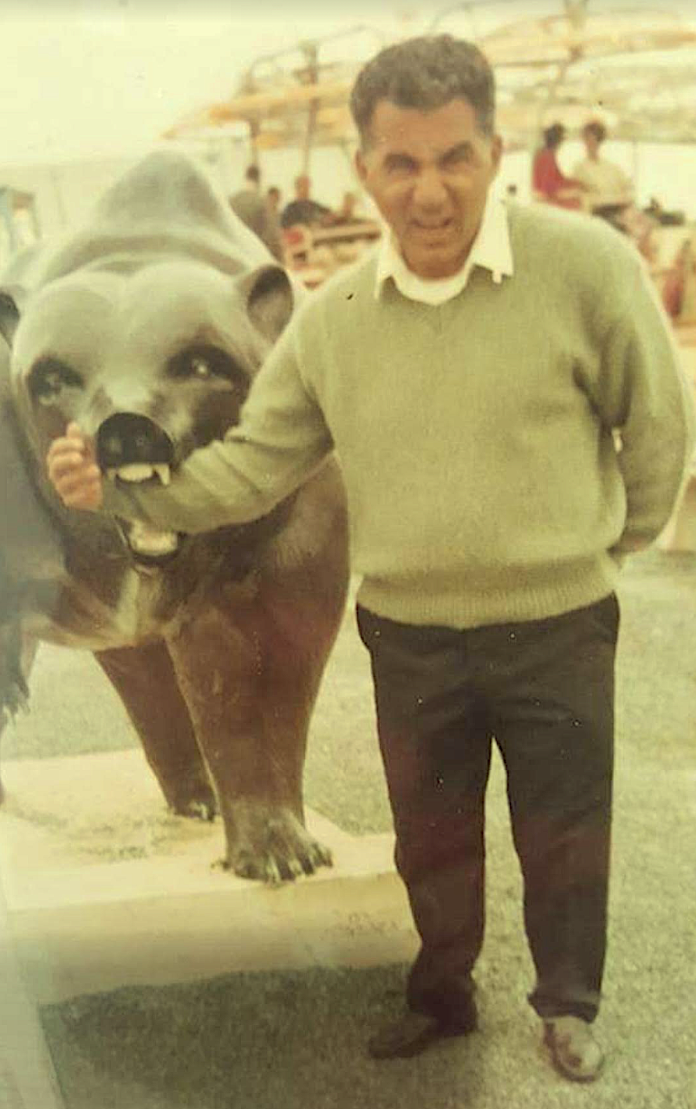 Papa Louie and bear