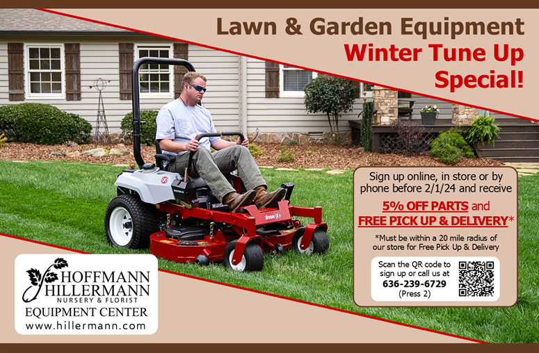 Equipment Center Winter Tune Up Special at Hoffmann Hillermann Equipment Center. Call or visit us for details - 636-239-6729 - www.hillermann.com
