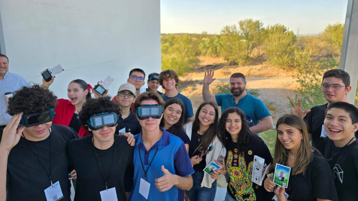 Participants in the NASA Space Apps challenge gather in Hermosillo, Mexico