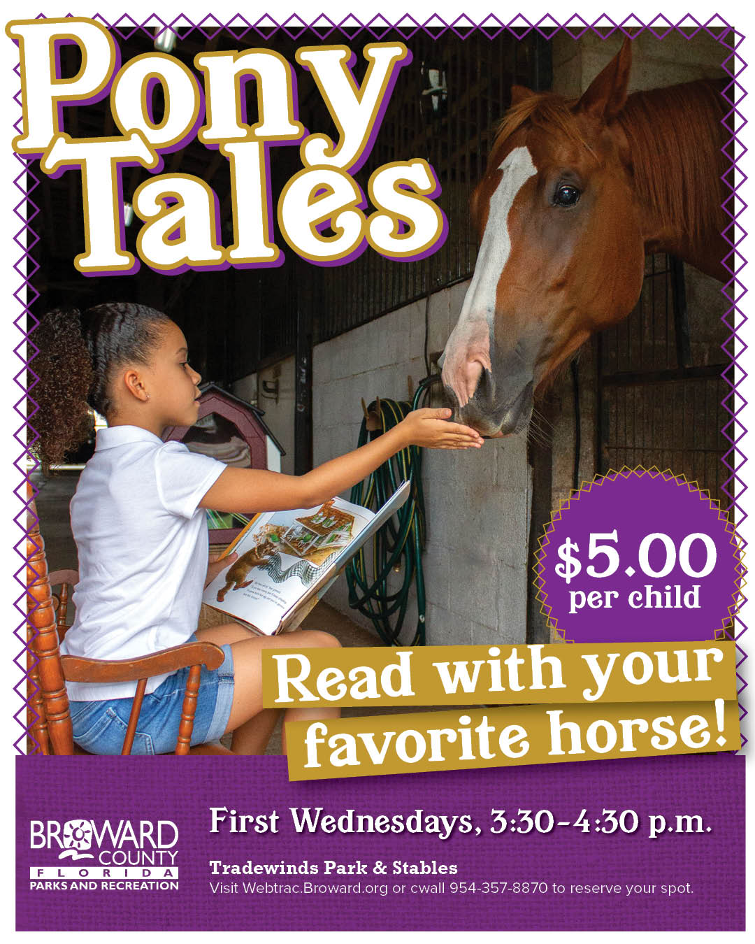Pony Tales program at Tradewinds Park