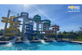 Gif of water parks at C.B. Smith Park, T.Y. Park, and Quiet Waters Park. 