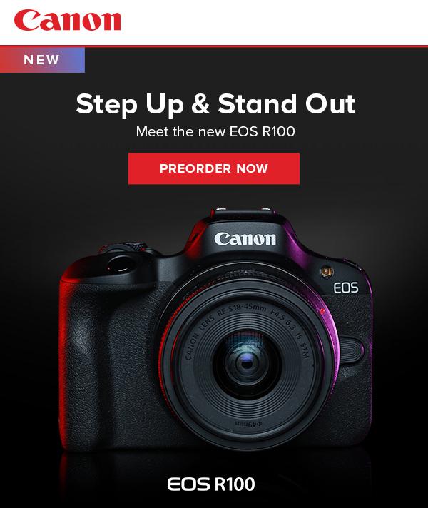 OUT NOW The New Canon EOS R100 Mirrorless and V10 Vlogging Camera