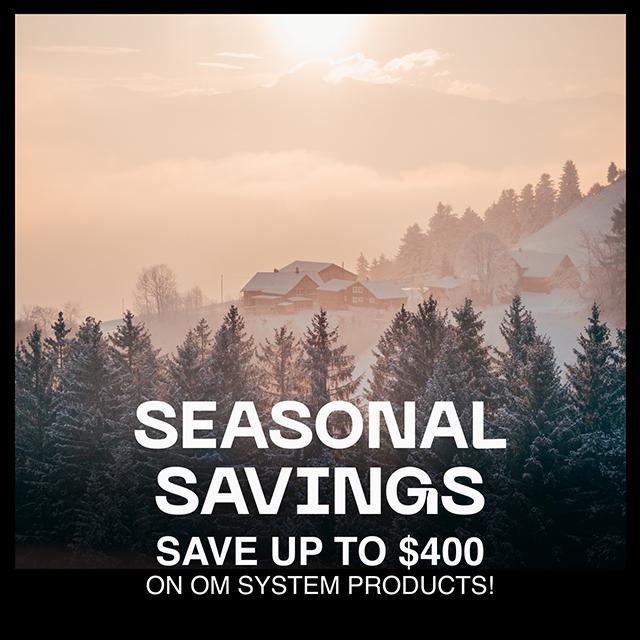 Olympus and OM Winter Savings Berger Bros Camera