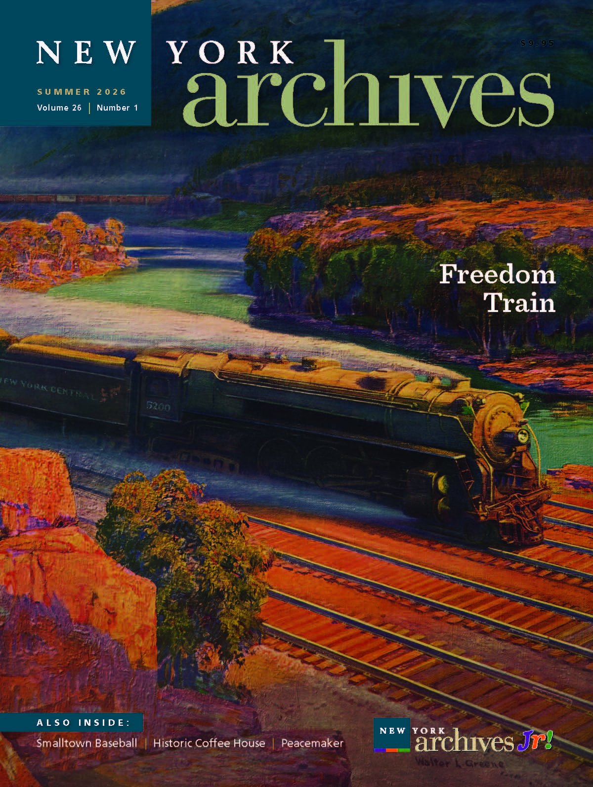 Summer 2026 Cover Freedom Train Painting
