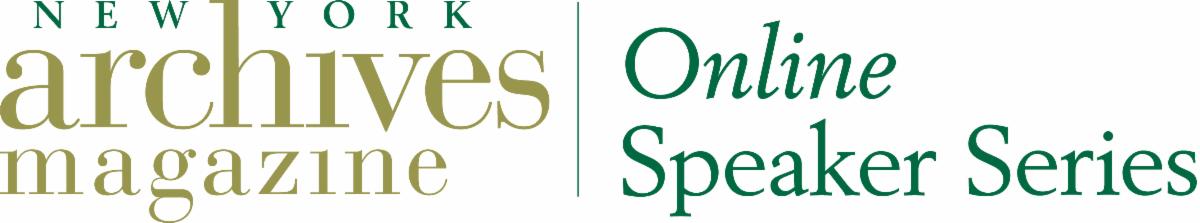 New York Archives Magazine | Online Speaker Series Logo