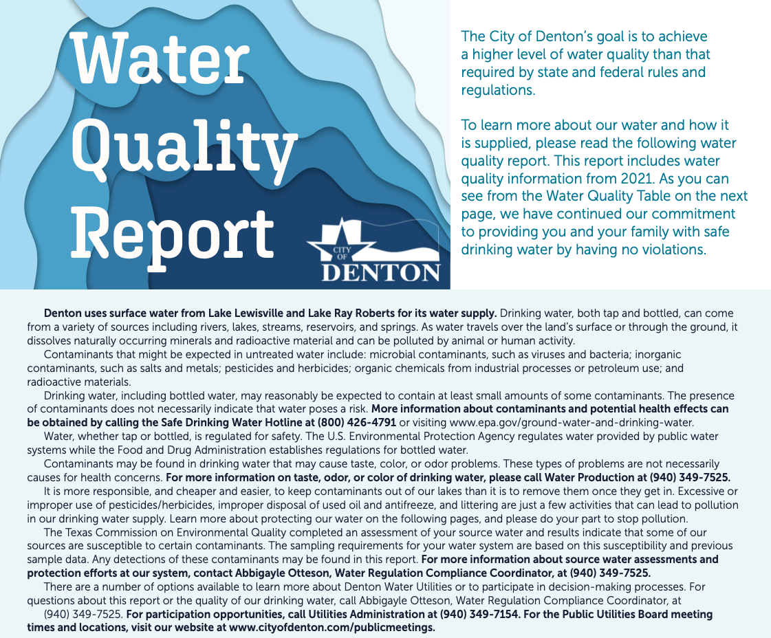 Annual Water Quality Report