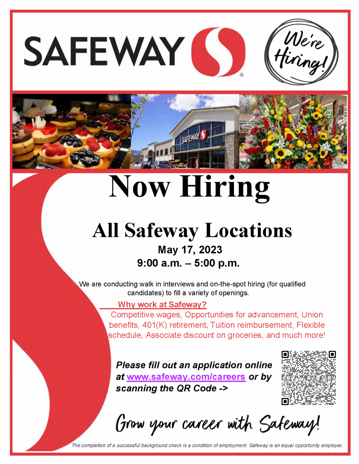 Safeway Hiring - 7flcd9a