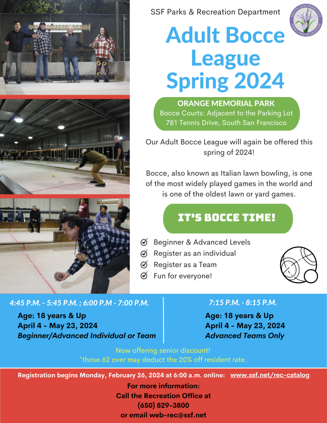 Jump into Spring! March News from SSF Parks and Recreation