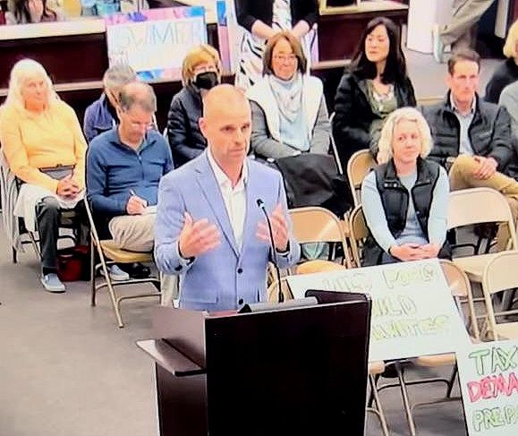 Austin Olson presenting