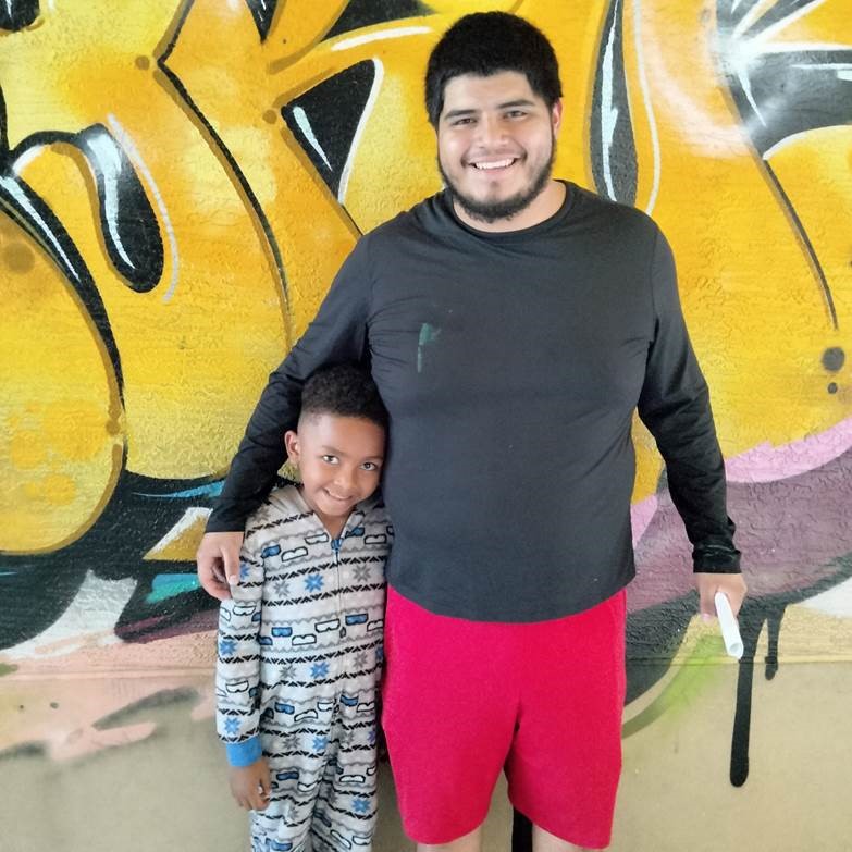 Mentor Ray and Mentee Asher