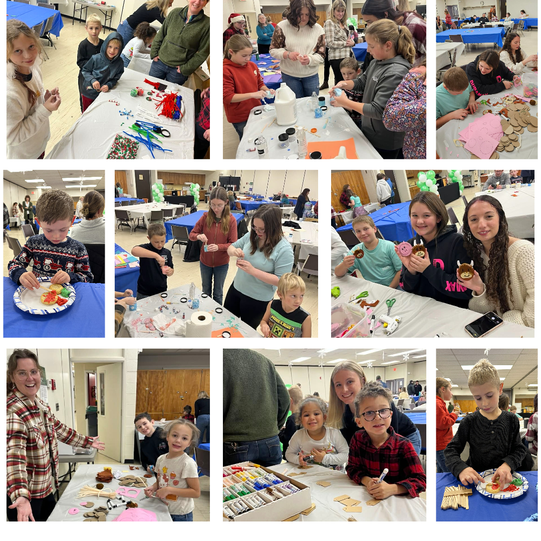 collage of 4hers attending achievement night 2025