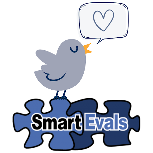 SmartEvals logo with a bird on top
