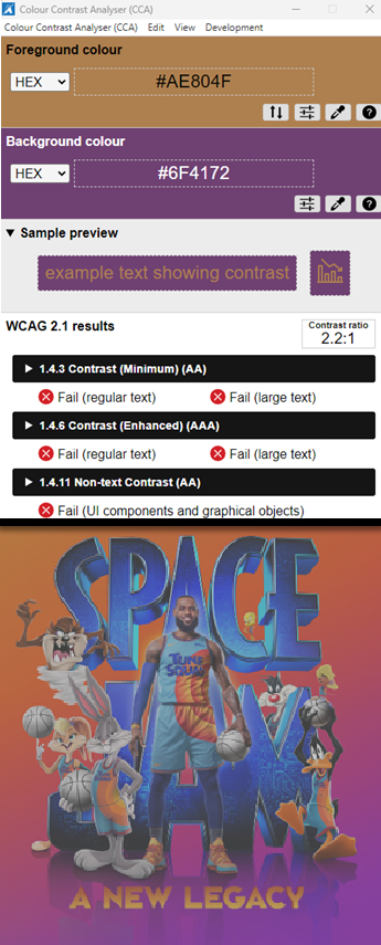 Promo poster for Space Jam