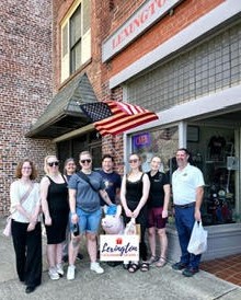 Denmark group at a Lexington store