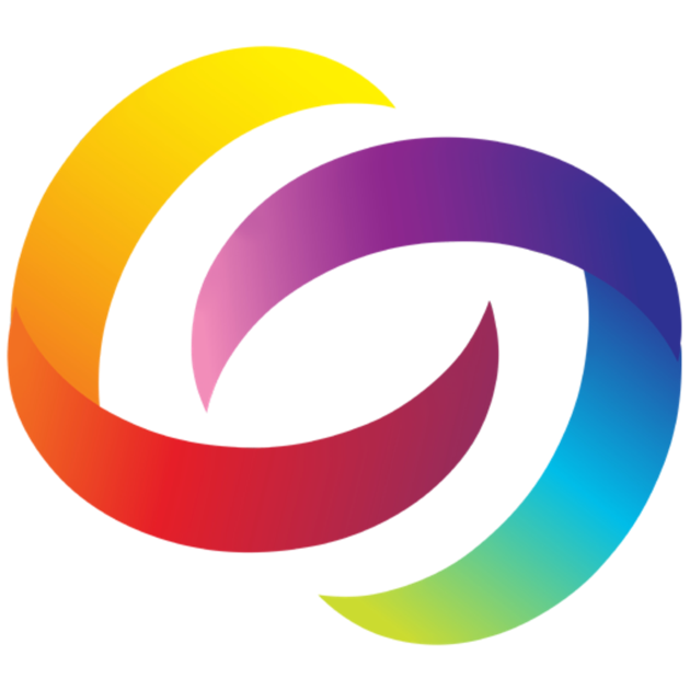 YuJa icon is the colors of the rainbow