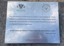 Plaque with MLK Jr quote