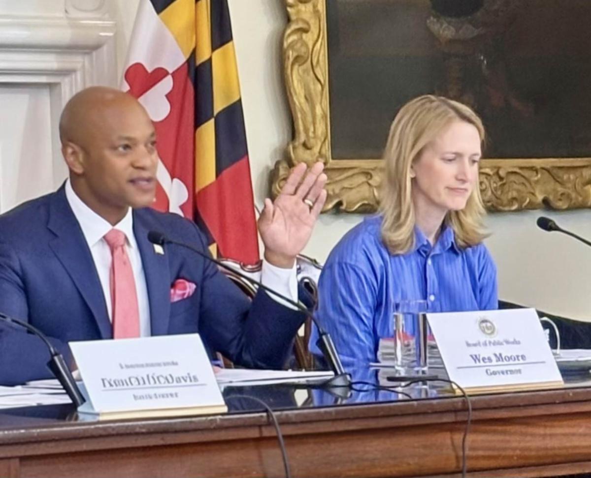 Governor Wes Moore and Comptroller Brooke Lierman