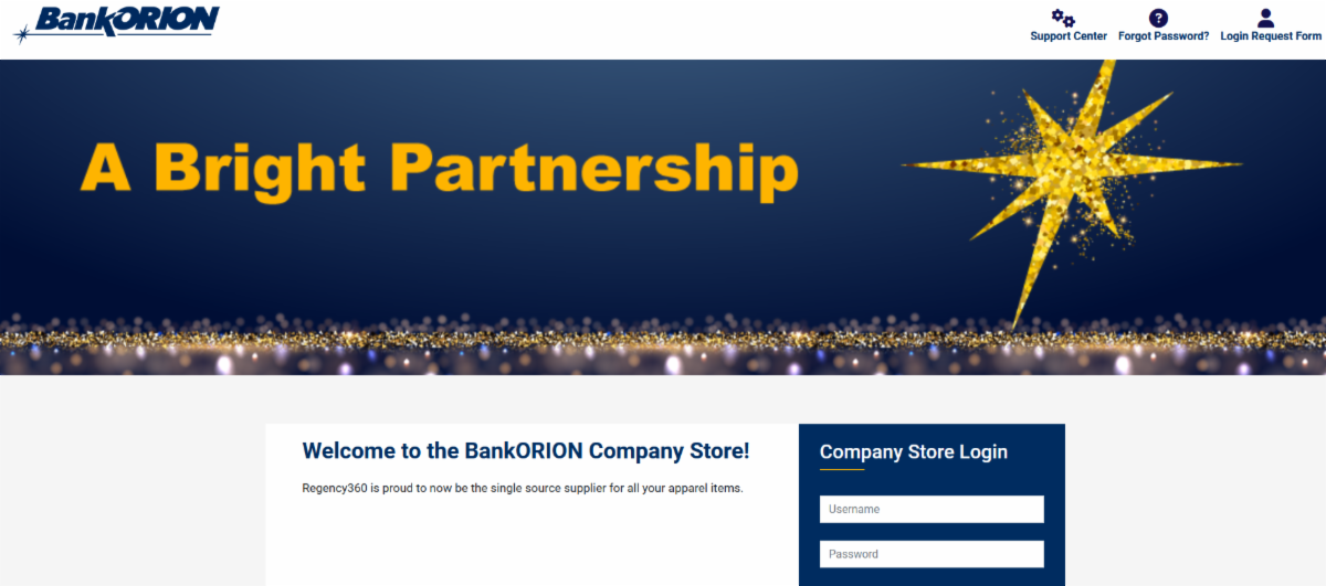 A Bright Partnership Store home page